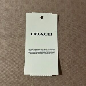 Coach Tag
